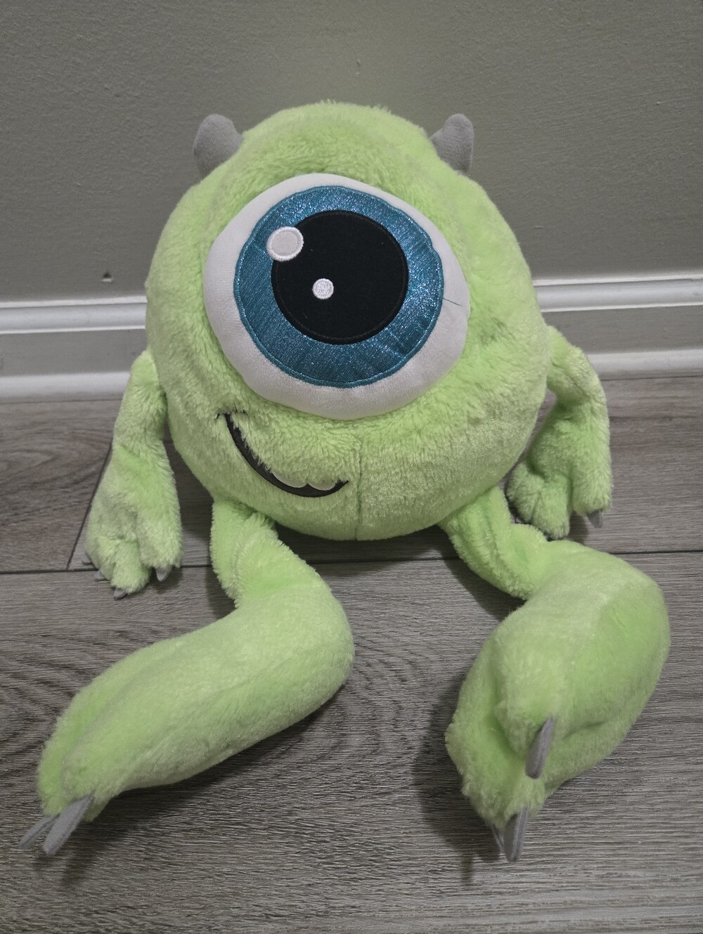 Disney Parks Exclusive Monsters Inc. Mike Wazowski Big Feet 10" Plush